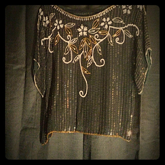 Vintage Other - Vintage Sequin Blouse